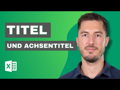 In Microsoft Excel Titel für Diagrammen festlegen und bearbeiten - Diagrammtitel und Achsentitel