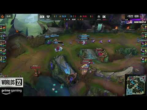 SICK LAST TEAMFIGHT OF GENG VS DAMWON BO5 WORLDS 2022