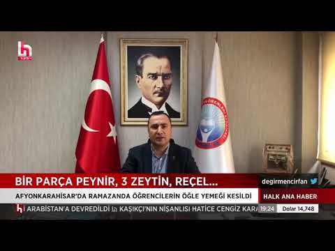 Genel Başkanımız Kadem Özbay,Afyon`da okul yemekhanelerinin Ramazan nedeniyle kapatılması ile ilgili Halk Tv`ye açıklamalarda bulundu.  | EĞİTİM İŞ