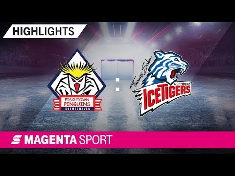 Pinguins Bremerhaven - Thomas Sabo Ice Tigers | 1. Playoff-Runde, Spiel 3, 18/19 | MAGENTA SPORT