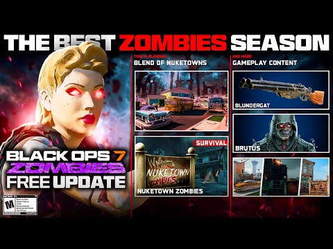 ALL Black Ops 7 Zombies DLC 2 Paradox Junction Nuketown Leaks! Widow's Wine Augments, Blundergat!