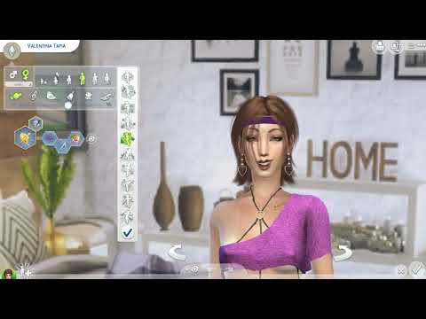sims4 custom sim download brown hair female Valentina Tapia by Bonita100 Cas Video Preview