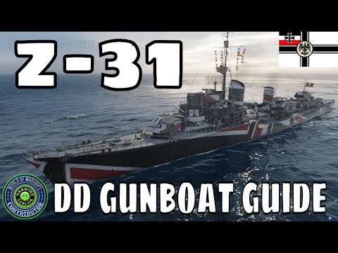 How to Play Z-31 German Destroyers World of Warships z31 Wows DD Guide