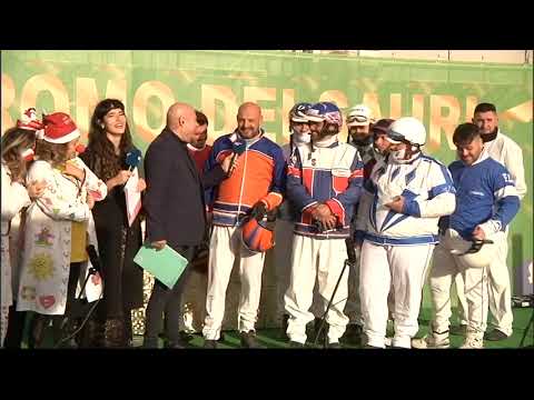 Ippodromo dei Sauri - Premiazione 1' corsa del 11.12.2022 TROFEO GAME DRIVER