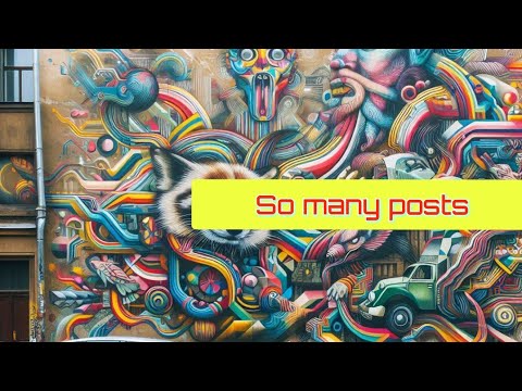 So many posts//Ai Music//lyrics by: Man Suwanmanee.