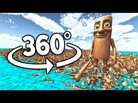 360° Tung Tung Tung Sahur - 50,000 TIMES! | 4K VR 360 Video