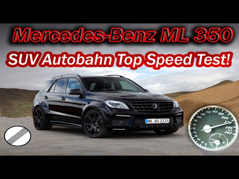 SUV Real Autobahn Top Speed Test! | Mercedes-Benz ML 350 CDI