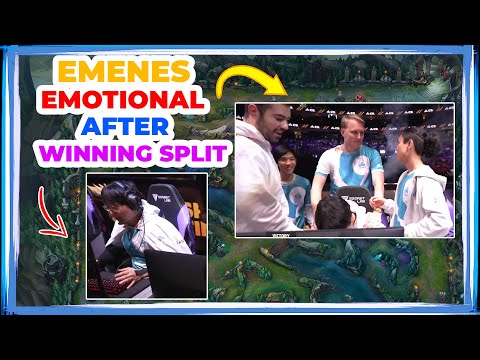 C9 Emenes gets EMOTIONAL After Cloud9 WIN 😢
