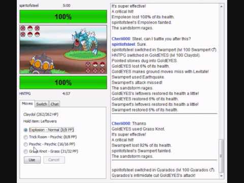 Pokemon Wifi Matches 37 and 38 Vs. SpirtofSteel and MunchingOrange