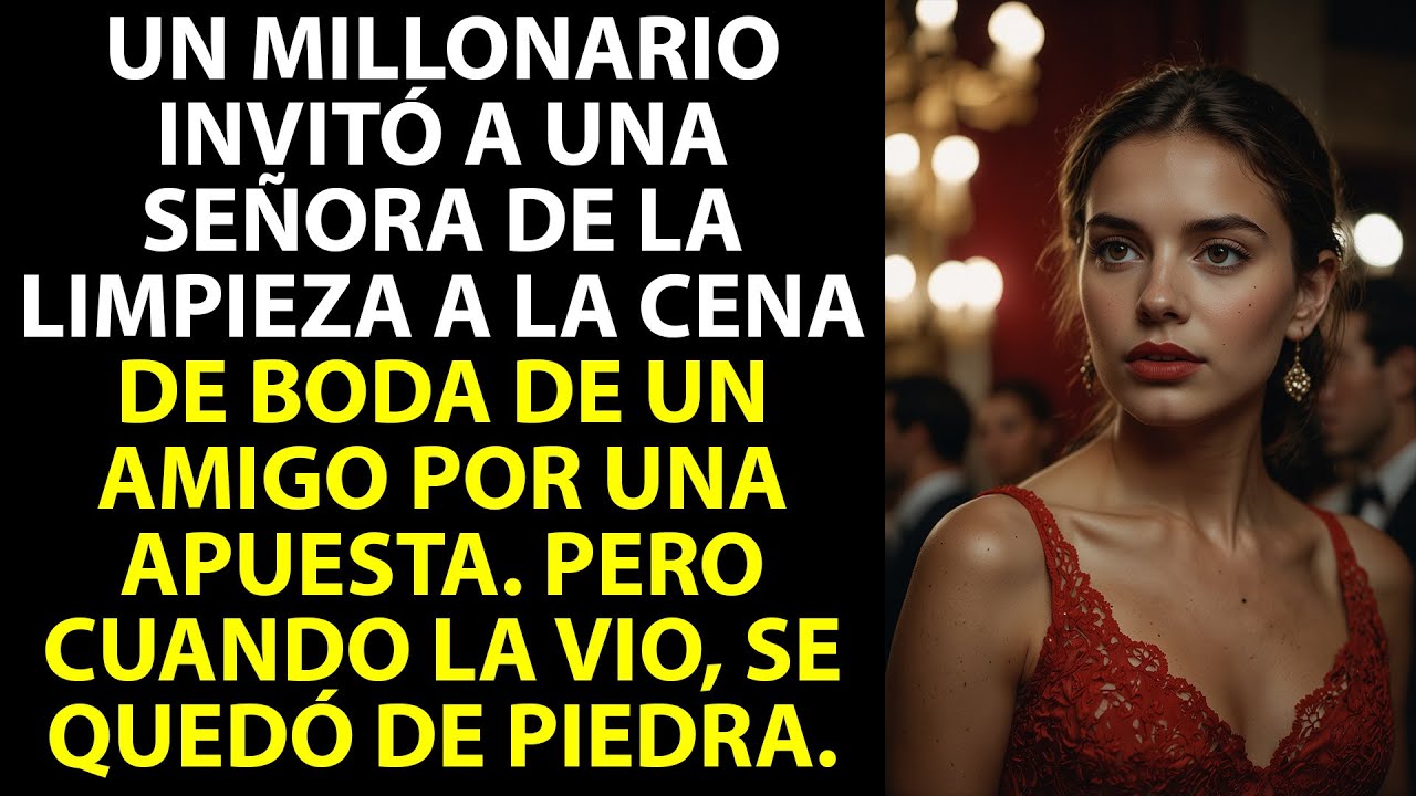 UN MILLONARIO INVITÓ A UNA SEÑORA DE LA LIMPIEZA A LA CENA DE BODA DE UN AMIGO. HISTORIAS LA VIDA.