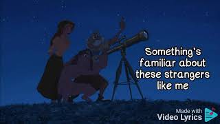 Strangers like me. song lyrics. trazan Broadway