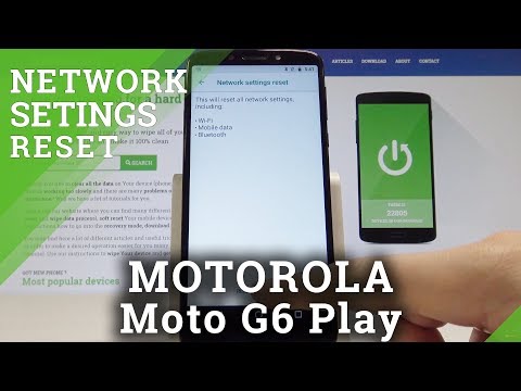 How to Reset Network Settings in MOTOROLA Moto G6 Play - Fix Network Settings