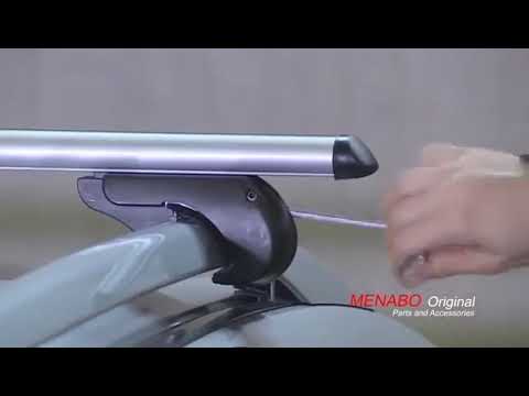 Menabo Jackson XL stogo skersniai MAZDA Tribute II 2007-2012 video