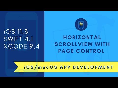 iOS Beginner: Horizontal ScrollView with page control (Swift 4 + XCode 9)