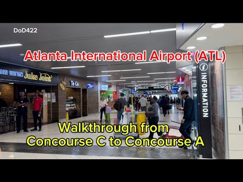 Atl Concourse C Map
