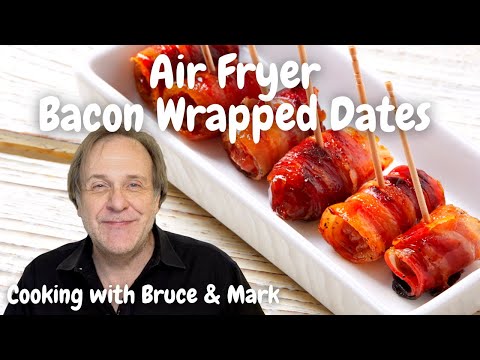Air Fryer Bacon Wrapped Dates