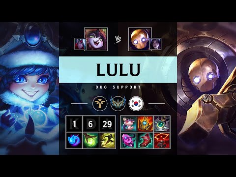 Lulu Support vs Blitzcrank - KR Challenger Patch 25.08