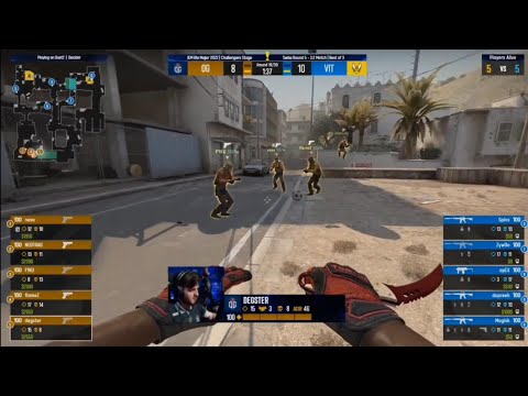 Team OG playing football in Rio Major against Vitality