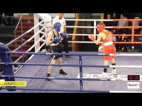 Fight 10: Harrison Knew vs Brett Pedley - Akld Boxing Tournament @ ABA Stadium August 2017