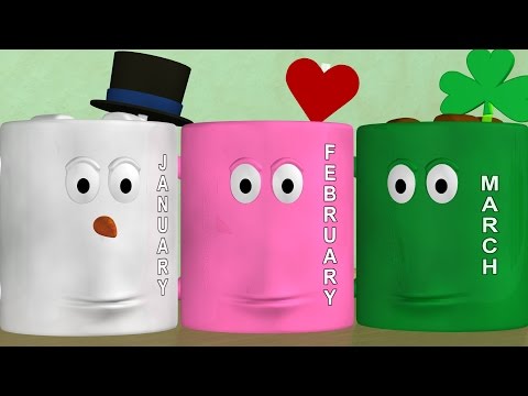 Learn Months of the Year with Calendar Mugs
