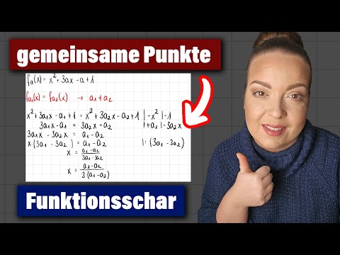 🔥🔥🔥GEMEINSAME PUNKTE aller Funktionen einer FUNKTIONSSCHAR | Kurvenschar🔥🔥🔥