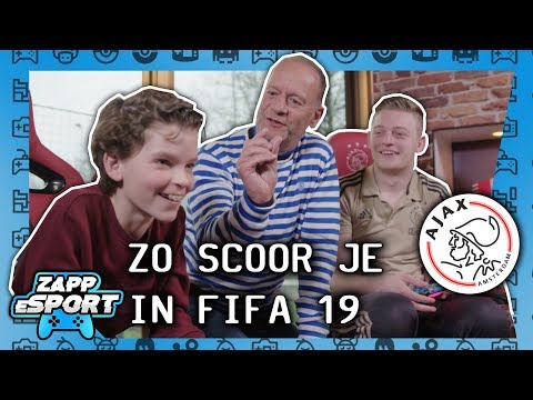 OP BEZOEK BIJ AJAX: DANI GEEFT TIPS VOOR DE PERFECTE VRIJE TRAP IN FIFA 19 | ZAPPESPORT