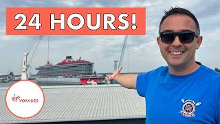 I Spent 24 HOURS on the World's Newest Cruise Ship!