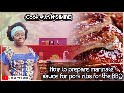 How to prepare marinate sauce for pork ribs for the...