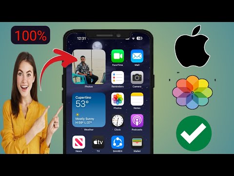 So legen Sie Ihre eigenen Foto-Widgets auf Ihrem iPhone-Startbildschirm fest || Neues iPhone-Update