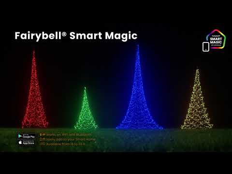 How To Set Up Your Fairybell Smart Magic LED Flagpole Christmas Tree
