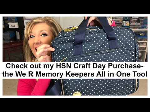 Check out my HSN Craft Day Purchase-the We R Memory Keepers All in One Tool