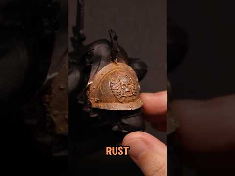 How to Paint Rust effect for Warhammer Miniatures (Beginner-friendly Tutorial).