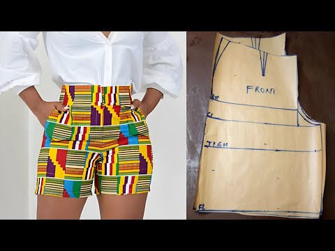 How To Make a Short Pant Pattern/Easy Pattern Drafting Tutorial/Beginners Friendly Tutorial.