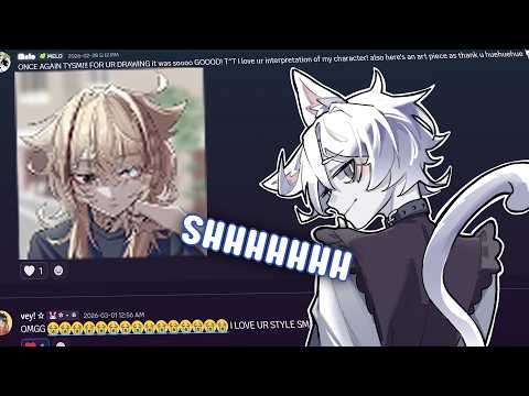 I TRICK STRANGERS INTO DOING AN ART TRADE
