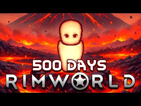 I Survived 500 Days on a Volcano in RimWorld