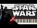 Piano tutorial. John Williams OST Star Wars. Звездные ...
