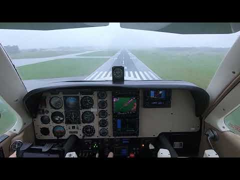 Breaking Out at Minimums During Game Weekend in the Beechcraft Bonanza