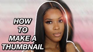 HOW TO MAKE THUMBNAIL FOR YOUTUBE ON iPHONE EASY