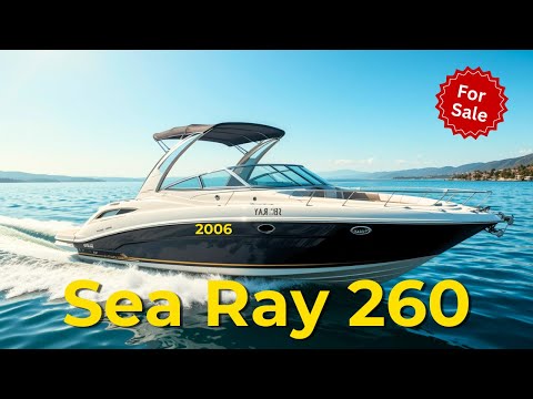 Sea Ray 260 Sundancer Full Tour – Used Boats for Sale in CA!