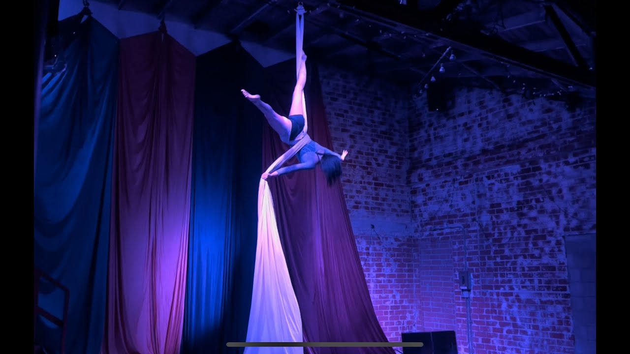 Promotional video thumbnail 1 for Professional Aerial Silks Performer