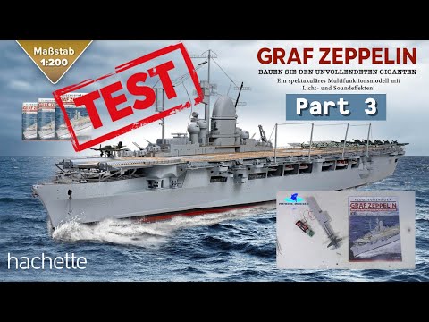 [TEST] Hachette aircraft carrier Graf Zeppelin (metal) Part 3 - Assembling the first catapult!