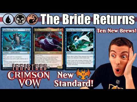🧛‍♂️ Ten New Brews 🔵⚫🔴 The Bride Returns - Here Come The Rares! (Innistrad: Crimson Vow Standard)