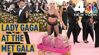 Met Gala 2019: See Lady Gaga's Incredible, 16-Minute Entrance | NBC New York video