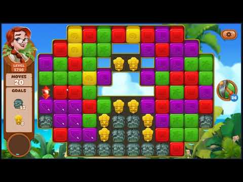 Lost Island Blast Adventure Level 1716 - NO BOOSTERS 🏝️ | SKILLGAMING ✔️