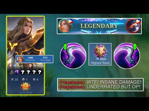 TRY TO USE THIS UNDERRATED BUILD FOR LANCELOT TO REACH MYTHICAL GLORY 1K POINTS!🔥SOLO RANK GAMEPLAY