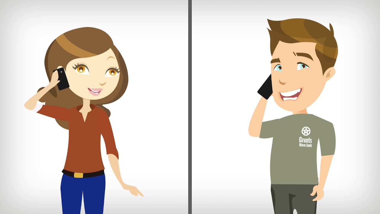 Grunts Move Junk - Veteran Owned - Junk Removal & Moving Services Explainer Video