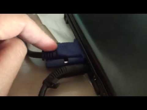 How to Connect Broken Laptop Screen to External Secondary Monitor Through VGA or HDMI in BIOS Bootup