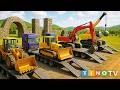 Amazing Construction Trucks Show Construction Vehicles Uses Simulation Compilation