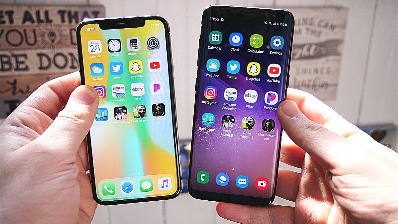 iPhone X vs Galaxy S8 Speed Test 3 Years Later!