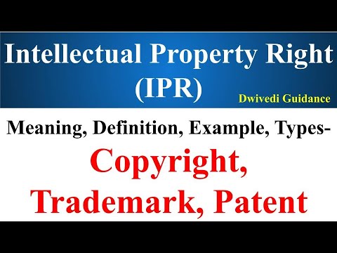 Patent Trademarks and Copyrights, Copyright Patent and Trademarks, IPR, Intellectual Property rights